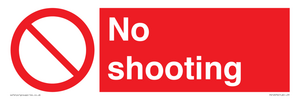 No shooting
